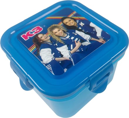 K3 - Vershouddoos - Snackdoosje - Blauw transparant - Sport