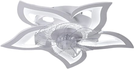Nivard Plafondventilator - Met Verlichting - Plafond Ventilator - Met Lamp - Plafonniere Met Ventilator - Met Licht - Wit