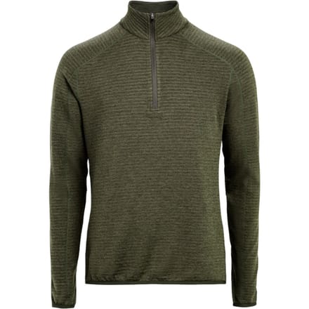 The Mountain Studio Mens Light Tech Fleece Half Zip