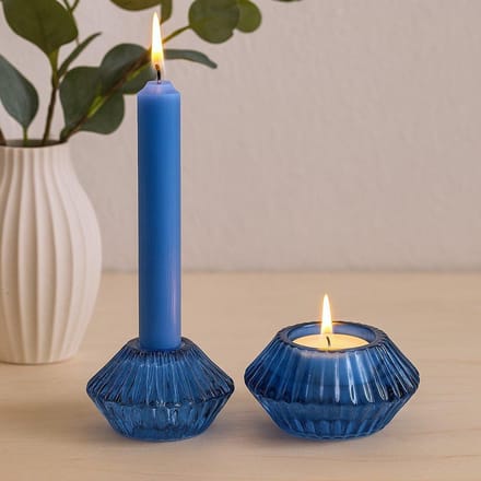 Ancient Wisdom - Waxinelichtjeshouder - Set van 2 bloemvormige kaarsenhouders - theelichthouder - interieurdecoratie - sfeerverlichting - huisaccessoires - cadeau