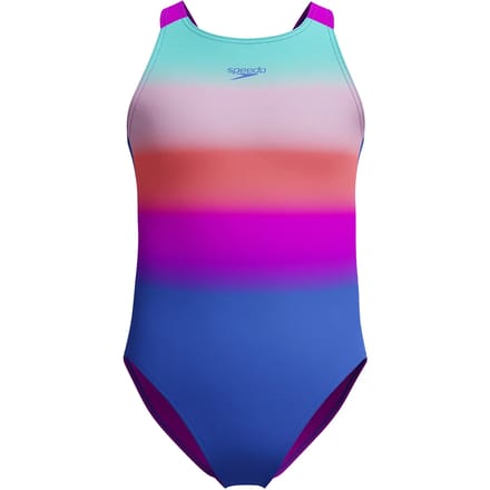 Speedo ECO Printed Pulseback Badpak Meisjes
