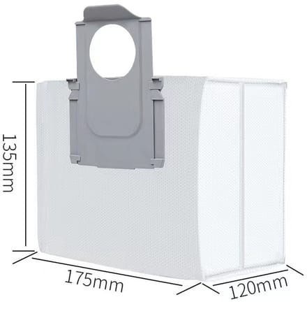 Één stofzak, geschikt voor de Roborock robotstofzuigers G10S/G20/Q7 Max/Q5/S7 MaxV.