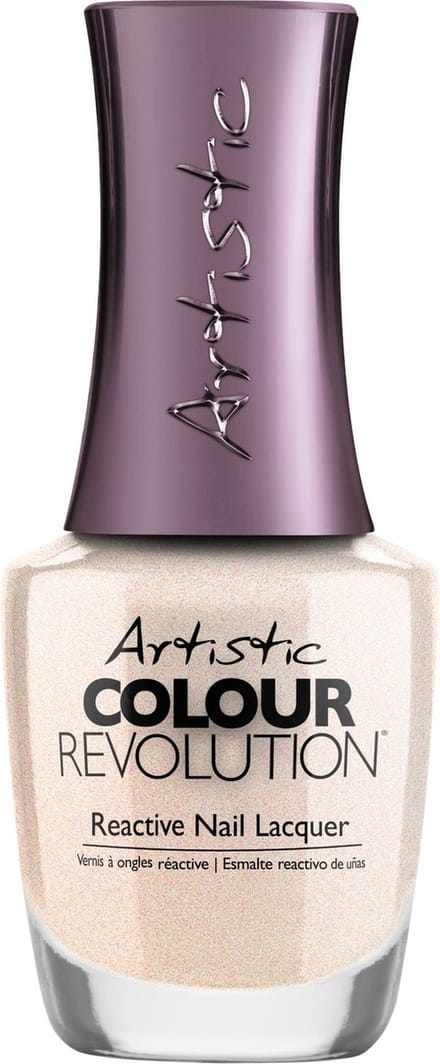 Artistic Nail Design Colour Revolution ' No Pictures, Please! ' ( Gold Glitter )