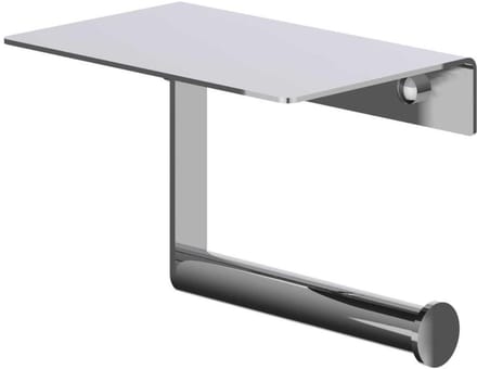 IVY Accessoires Toiletrolhouder met platteau Chroom