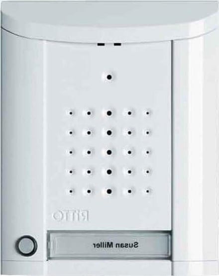 Deurstation Entravox - Intercom Buitenunit - Toegangscontrole Woning - Vandaalbestendig Metaal - 22 mm Opbouw - Wit