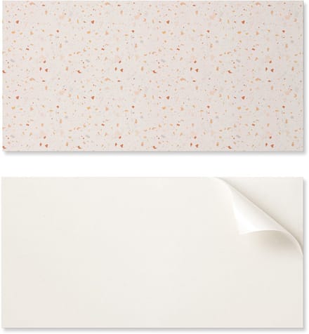 Decoratief zelfklevend vinylpaneel 120x60 cm met abstract terrazzo-patroon