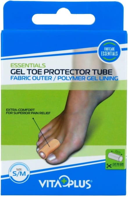 Vitaplus Essentials Gel Toe Tube maat S/M 1ST