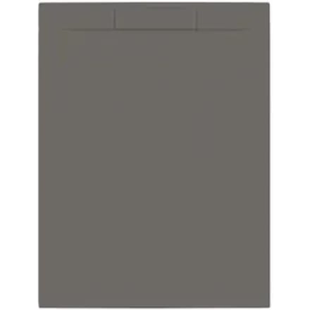 Allibert - Douchebak - Luna 120 X 90 Cm - Polybeton - Gun Metal