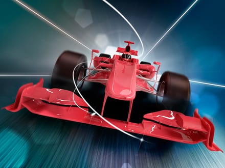 Fotobehang - Formule 1-wagen.