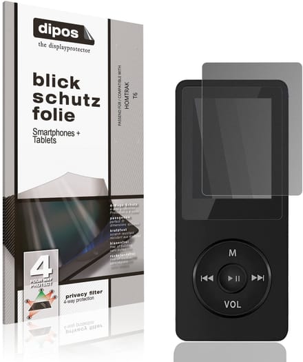 dipos – Matte Privacy Screenprotector geschikt voor HOMTRAK T6 | Anti-Spy Beschermfolie