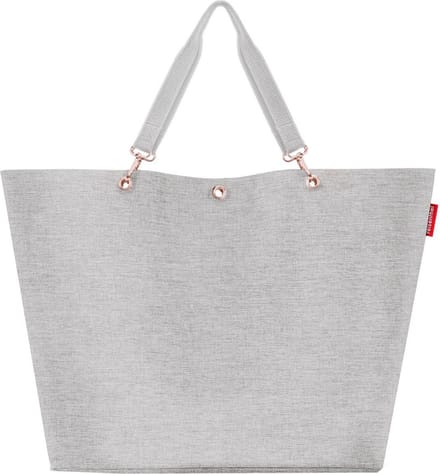 Reisenthel Shopper XL Strandtas Shopper - 35L - Twist Sky Rose Grijs