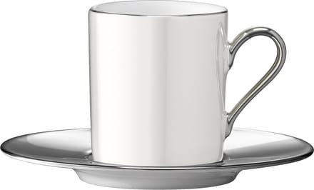 L.S.A. - Palazzo Koffiekop en Schotel 100 ml - Wit