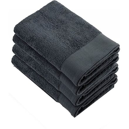 Walra Soft Cotton Douchelaken 70x140 cm 550gram Antraciet - 4 stuks