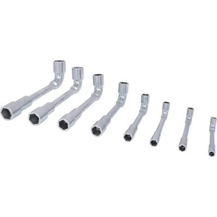 KS Tools 5170452 517.0452 Set dubbele pijpsleutels Metrisch