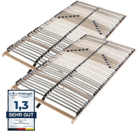 lattenbodem 180x200 (2x 90x200) - beukenhout - 42 latten - Sleepneo - bedbodem
