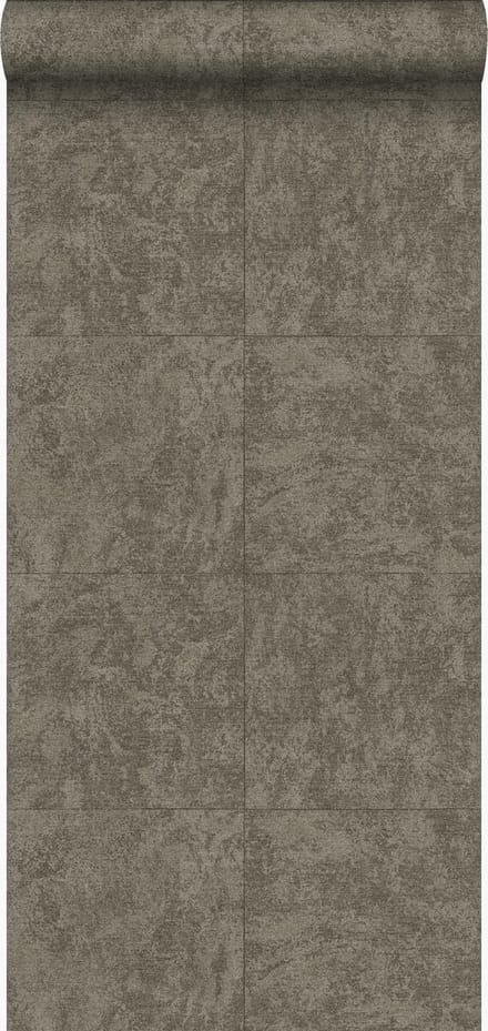 Origin Wallcoverings behang steen vergrijsd bruin - 53 cm x 10.05 m - 347411
