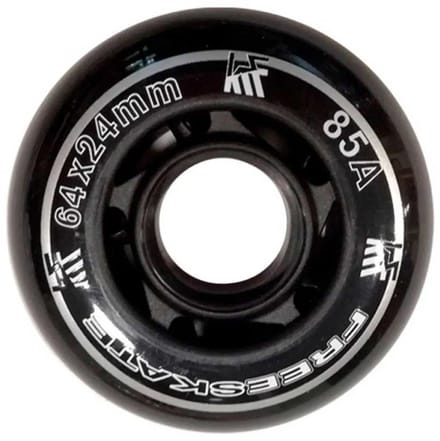 Krf Line First Schaatswielen 4 Eenheden Zwart 64 mm / 85A