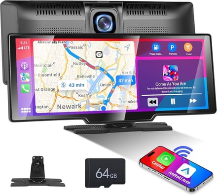 CarPlay Scherm met Dashcam | Android Auto scherm met Camera | Universeel
