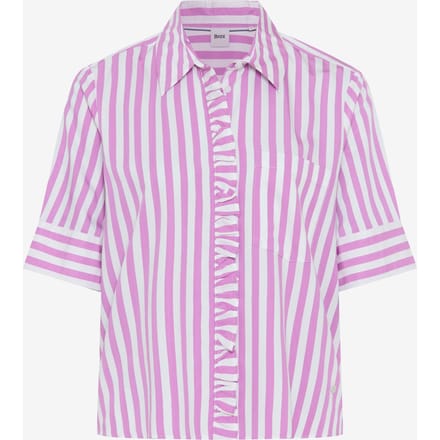 Brax Dames Blouse  Style VICA FRIL bright purple, roze, maat 48