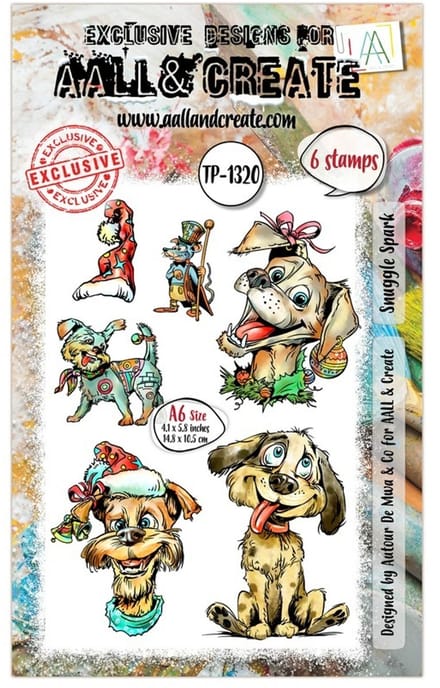 Aall & Create clearstamp A6 - Snuggle spark
