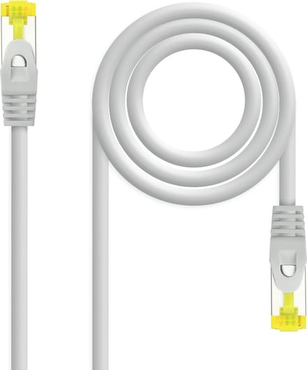 FTP Category 6 Rigid Network Cable NANOCABLE LSZH/SFTP 1,5 m Grey