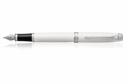 Parker - IM Vulpen White Lacquer CT - Chroomdetails - Luxe Geschenkverpakking