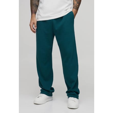 Ontspannen Wafel Joggingbroek | Teal | Size Medium