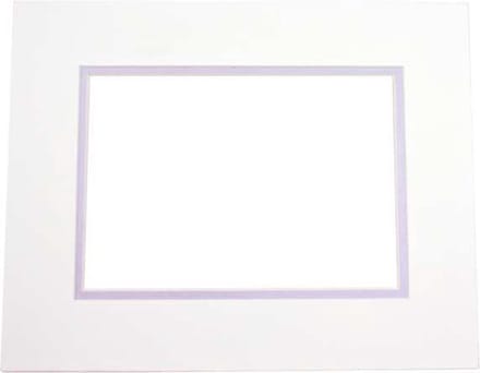 Passepartout Dubbeldik Ivoor/Zilver 40,6x50,8cm (10 stuks)