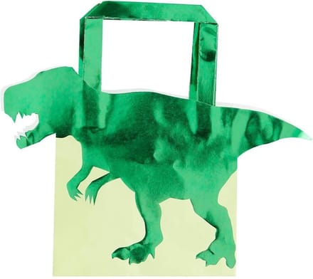 5 dinosaurus papieren cadeautasjes - Feestdecoratievoorwerp