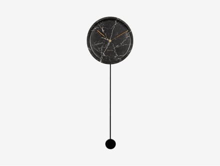 Karlsson Wandklok Pendule Longue - Zwart - Ø25cm - Wandklok