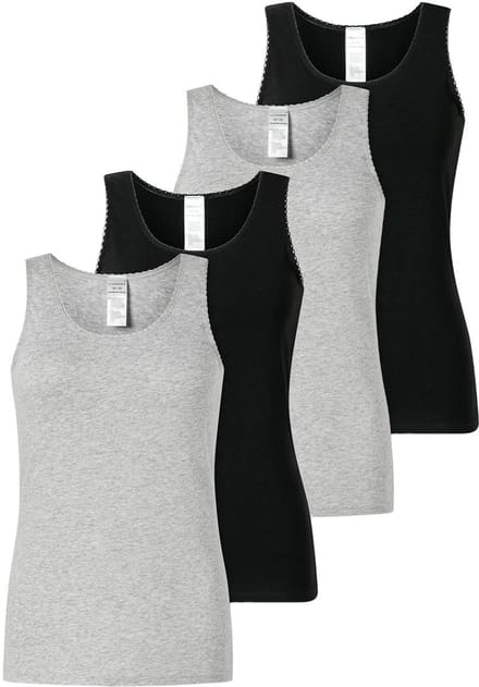 Schiesser Dames onderhemd 4 pack 95/5 Modern Cotton