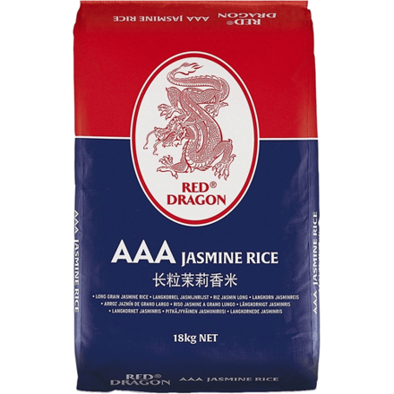 Red Dragon Cambodjaanse geurige langkorrelige rijst 18 kg