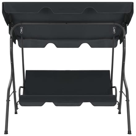 vidaXL - Schommelbank - 170x110x153 - cm - antraciet