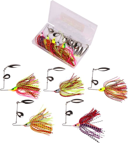 Fish4All Vibra Spinnerbait Box 15g (5 Stuks) - Spinnerbait