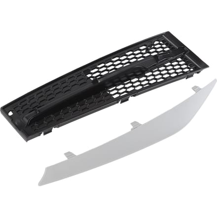 Grille Inférieure de Pare-Chocs Avant avec Jeu de Bandes Décoratives Décoration de Mode Remplacement pour Série 3 E92 E93 LCI 2011 2013 Droit: black
