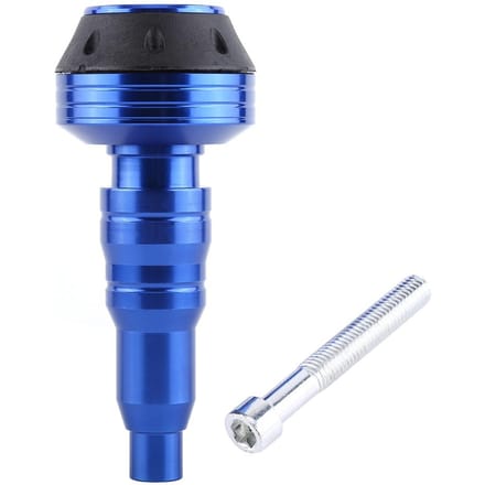 Motorfiets CNC Aluminiumlegering Uitlaat Frame Slider Valbeschermer Anti-botskap Blauw blue