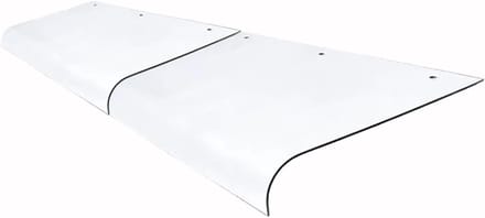 Terras Luifel - Regenkap Raam - Bescherming Buiten - Lichtgewicht Polycarbonaat - 150 cm - Transparant