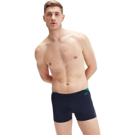 Speedo Hyper Boom-zwembroek voor heren (Marine / Groen)