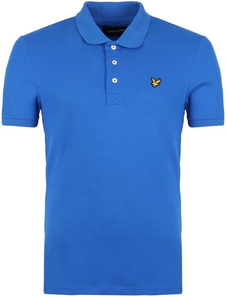 Lyle and Scott Blauw Polo - Maat L - Heren