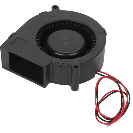 12V 2.85A BBQ Ventilator Luchtblazer voor Barbecue Picknick Camping Vuur Houtskoolstarter black