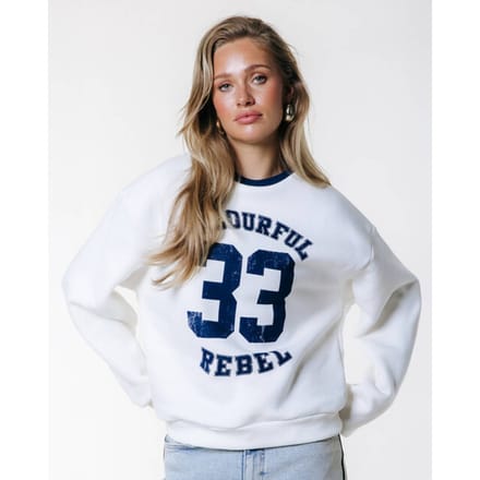 Colourful Rebel CR 33 Dropped Shoulder Sweat- M