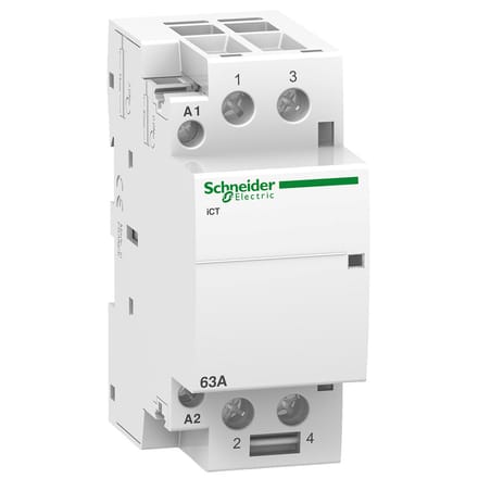Schneider Electric ICT 63A Dual NO Modulaire Contacteur - A9C20862