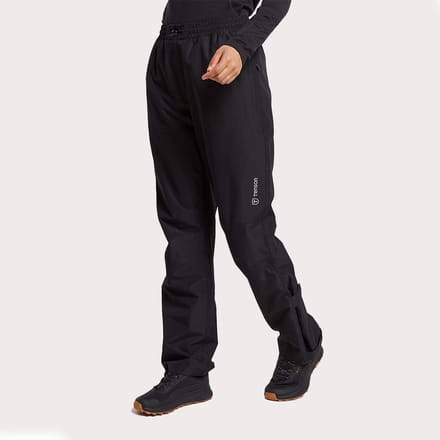 TENSON - winga rain pants w - Regenbroek dames - Zwart, wit