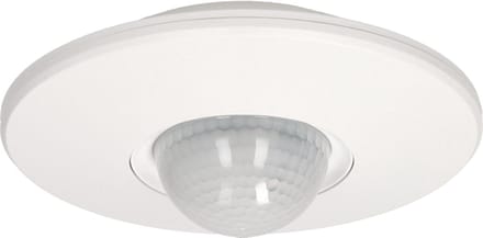 Bewegingsmelder plafond opbouw tot 16m - Bewegingssensor binnen voor lamp - Doorgangsmelder 2000 Lux - Motion sensor 360° - Wit