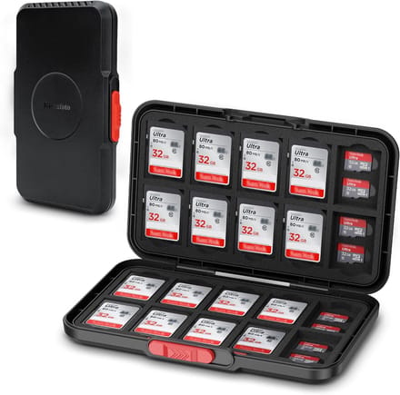 Memory Card Case 60 Slots - Pop-up Design - EVA Foam Interior - Handige organizer voor SD en MicroSD kaarten - ShopVlot