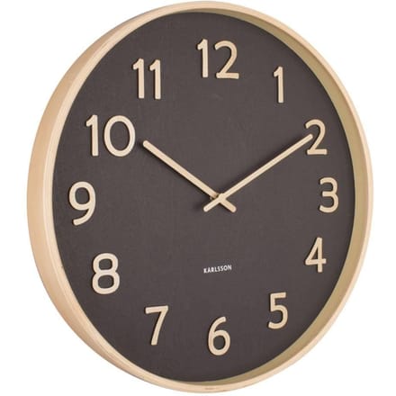 Wandklok Pure hout | KARLSSON