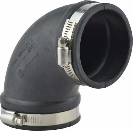 Air Aqua Flexibele EPDM bocht (90°) 110mm