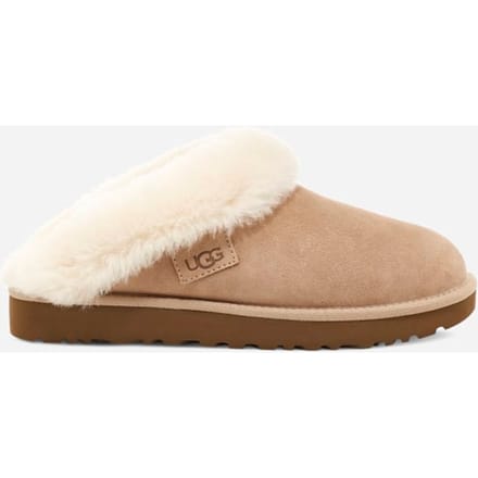 UGG® Cluggette for Women in Tan, Suede/Polyester/Wool
