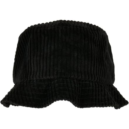 Flexfit - Big Corduroy Bucket hat / Vissershoed - Zwart