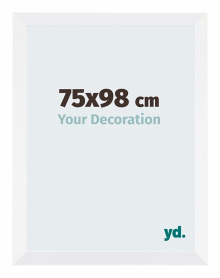 Your Decoration - Fotolijst 75x98 cm - MDF - Wit Mat - Catania